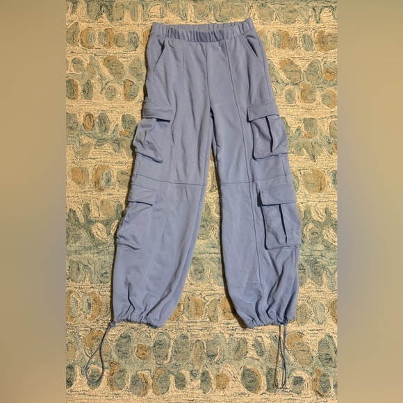 Lazy Sundays Pants - Women's Blue Cargo Joggers